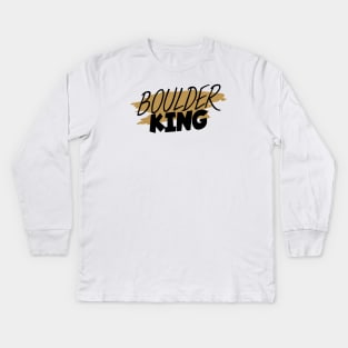 Boulder king Kids Long Sleeve T-Shirt